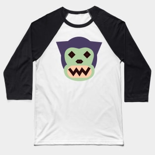 Monkey Troll Mint Choc Baseball T-Shirt